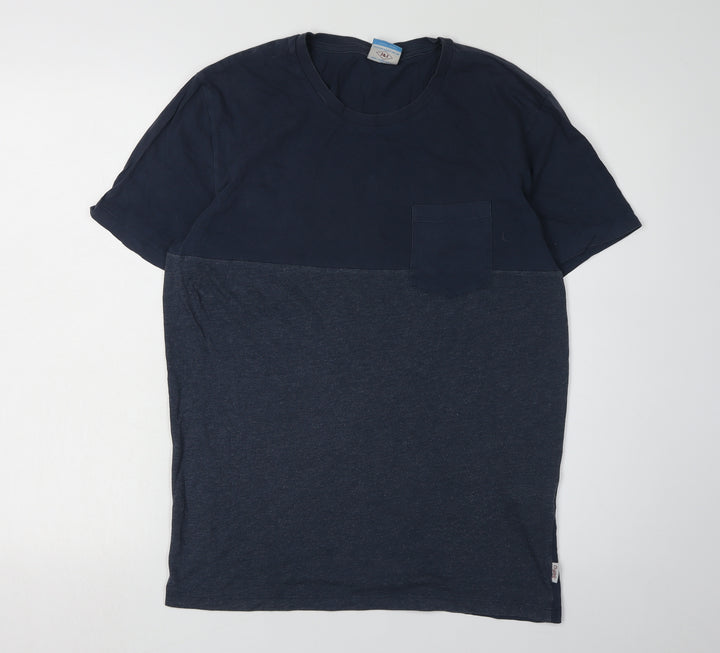 Jack & Jones Blue Colourblock Men's T-Shirt