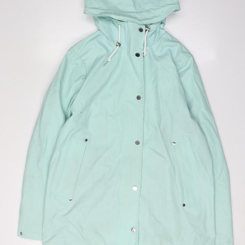 Marks and Spencer Women's Green Rain Coat Size 12