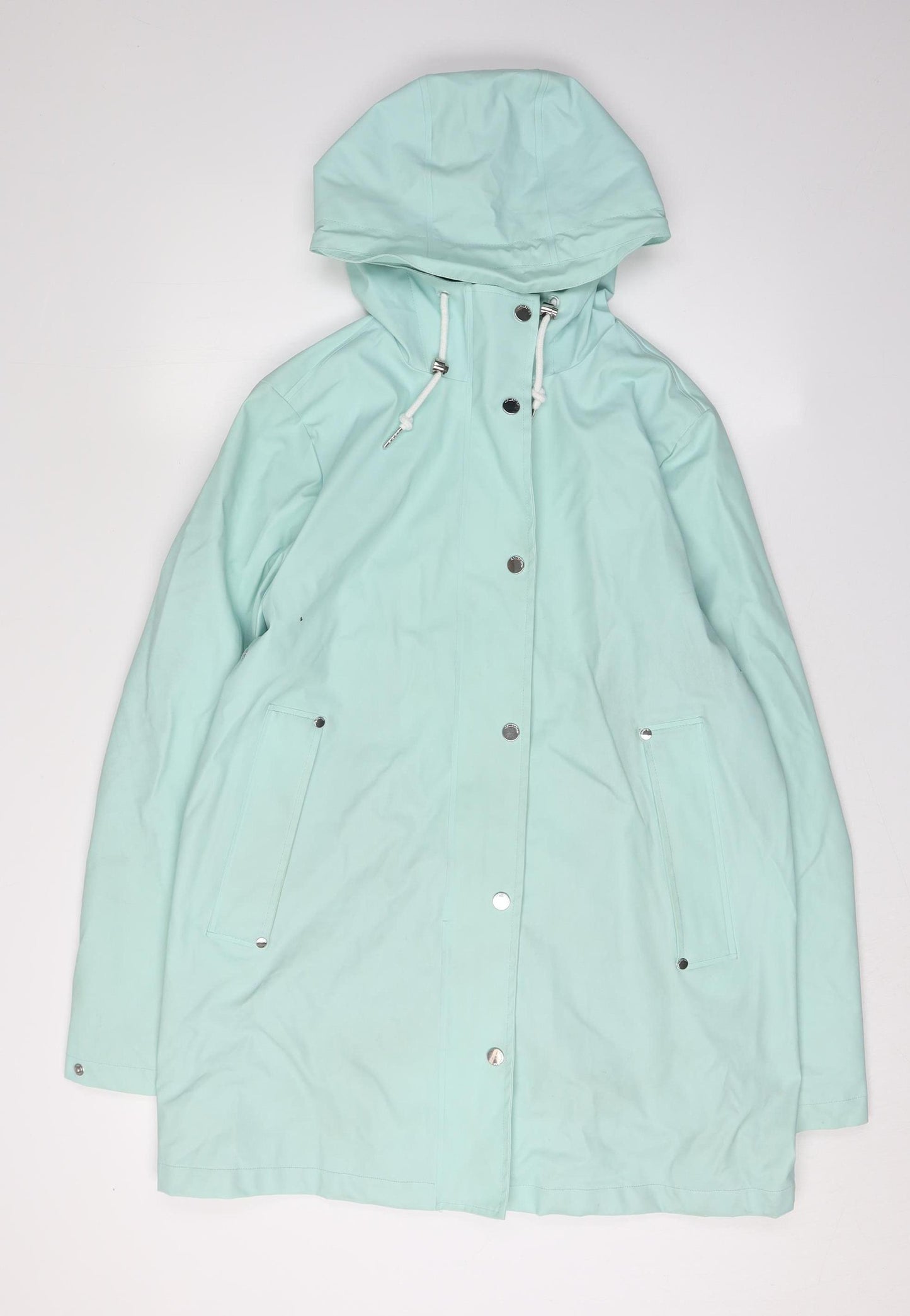 Marks and Spencer Women's Green Rain Coat Size 12