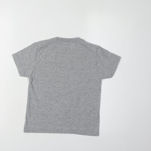 Boys Jurassic World Grey Graphic T-Shirt XS