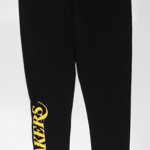 NBA Women's Black Ankle Leggings Size 14/16