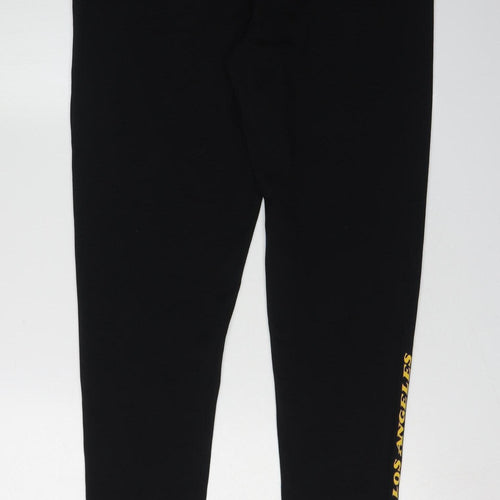 NBA Women's Black Ankle Leggings Size 14/16