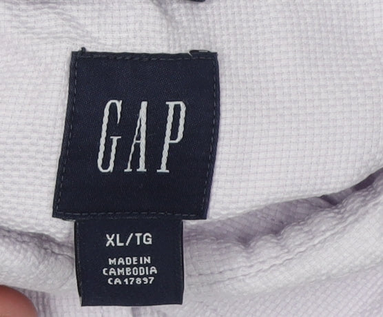 GAP Men's White XL Regular Long Sleeve Button-Up Shirt