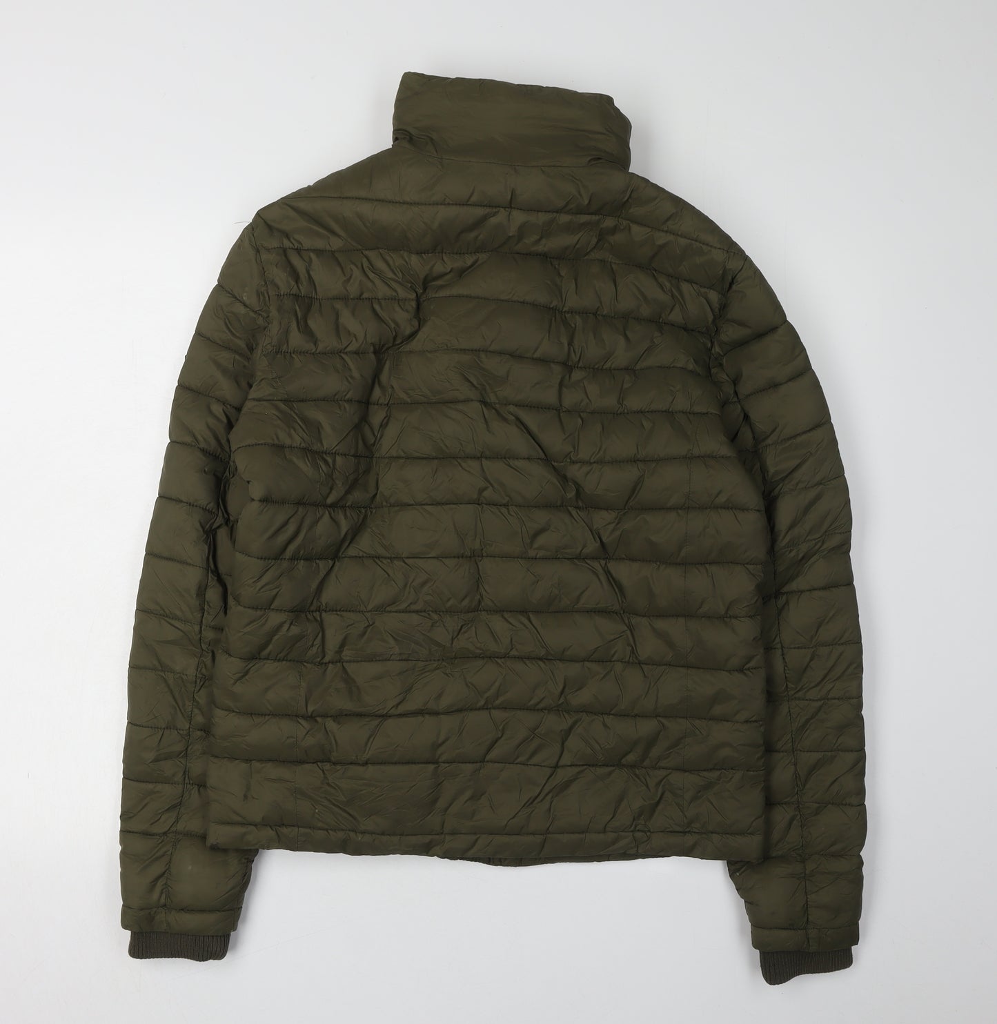 Superdry Women's Green Puffer Jacket Size S