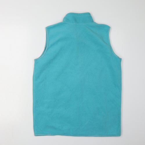 EWM Blue Fleece Women's Medium Waistcoat Full Zip
