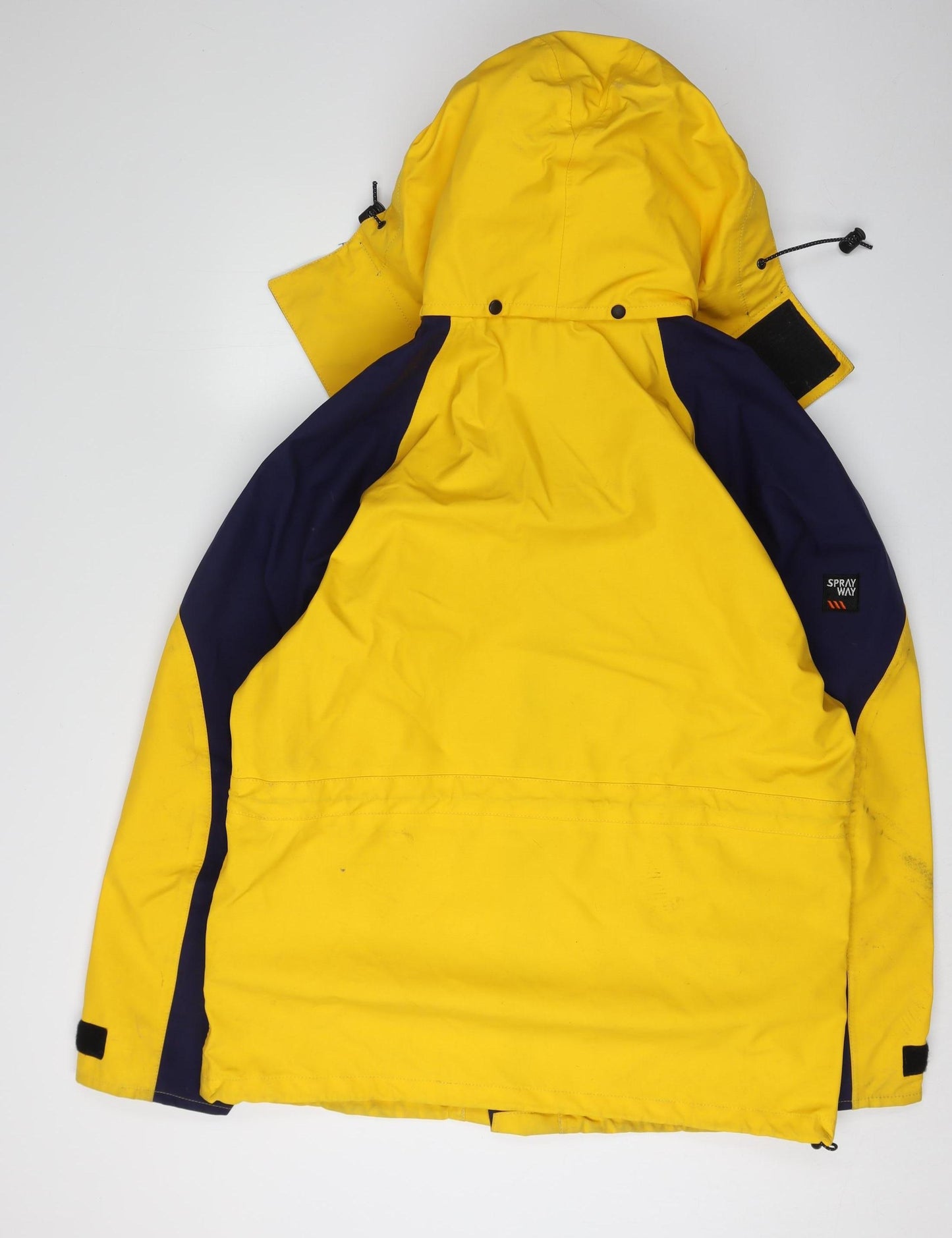 Sprayway Men's Yellow M Rain Coat Hooded Outdoor Jacket