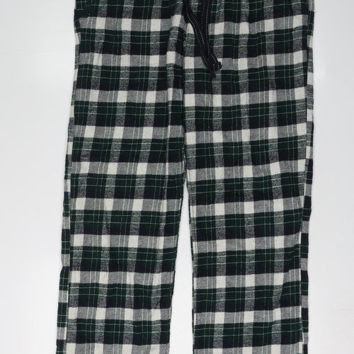 FatFace Men's Green Plaid Pyjama Pants, Medium Size, Flannel