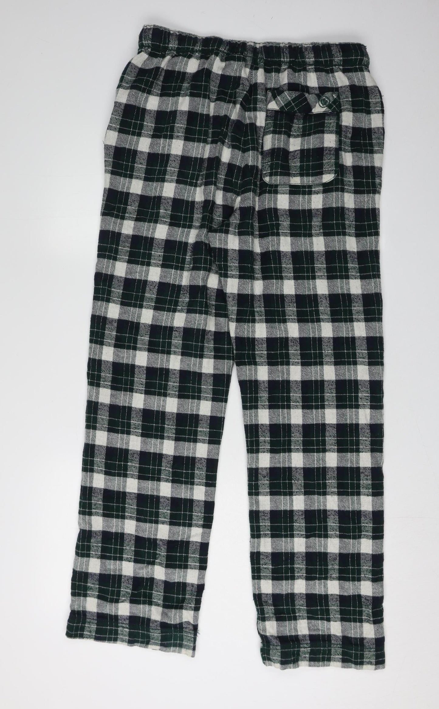 FatFace Men's Green Plaid Pyjama Pants, Medium Size, Flannel