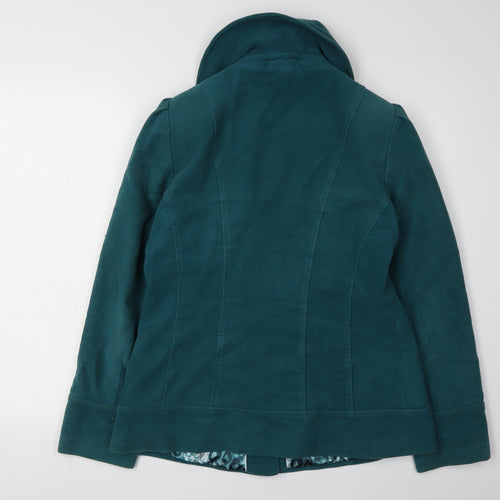 Marks and Spencer Women's Green Cotton Jacket Size 12