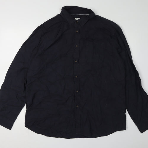 Jaeger Men's Black 2XL Long Sleeve Casual Shirt
