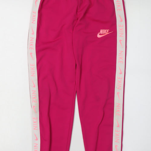Nike Girls Pink Jogger Trousers M