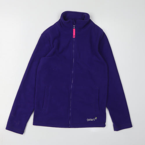 Gelert Girls Purple Fleece Basic Jacket 9-10 Years