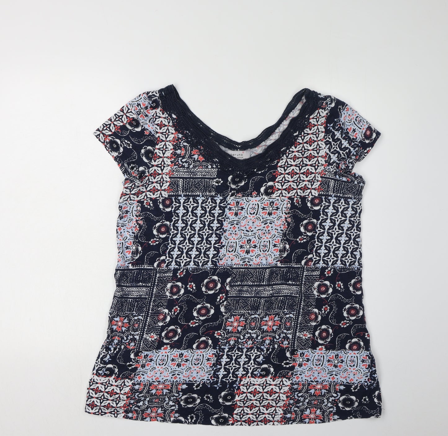 Marks and Spencer Women's Multicolour T-Shirt Size 18