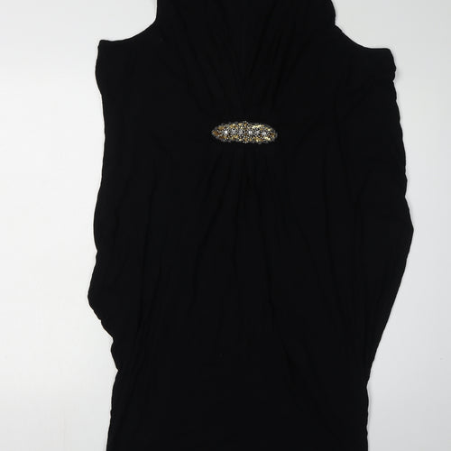 Marks and Spencer Black Sheath Dress Size 12
