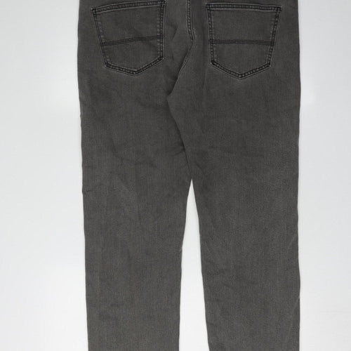 Marks & Spencer Men's Grey Straight Jeans 36W 29L