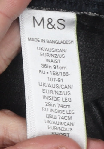 Marks & Spencer Men's Grey Straight Jeans 36W 29L