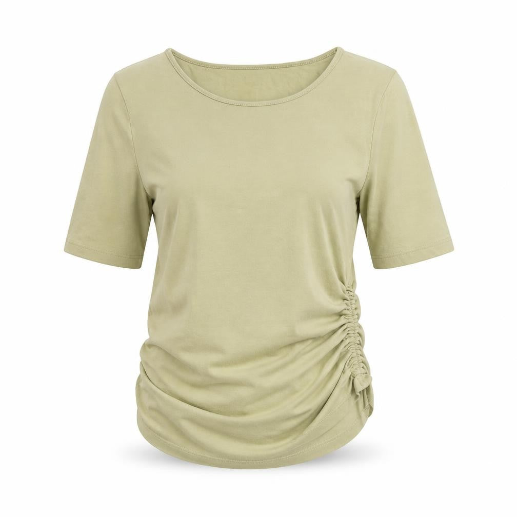 H&M Women's Beige XS Basic Stretch T-Shirt