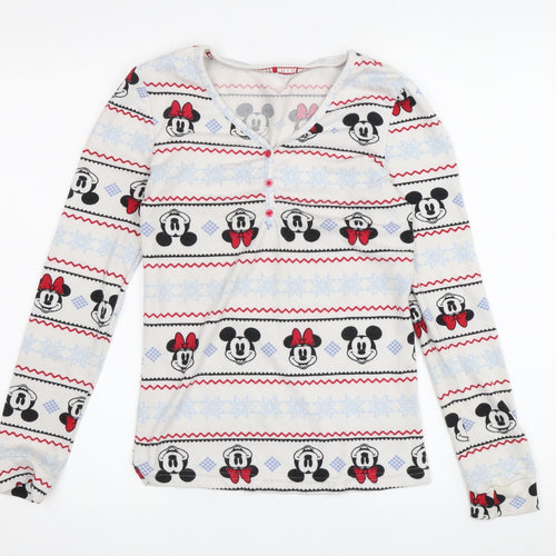 Disney Girls Pyjama Top, Multicoloured, Age 4-6, Long Sleeve