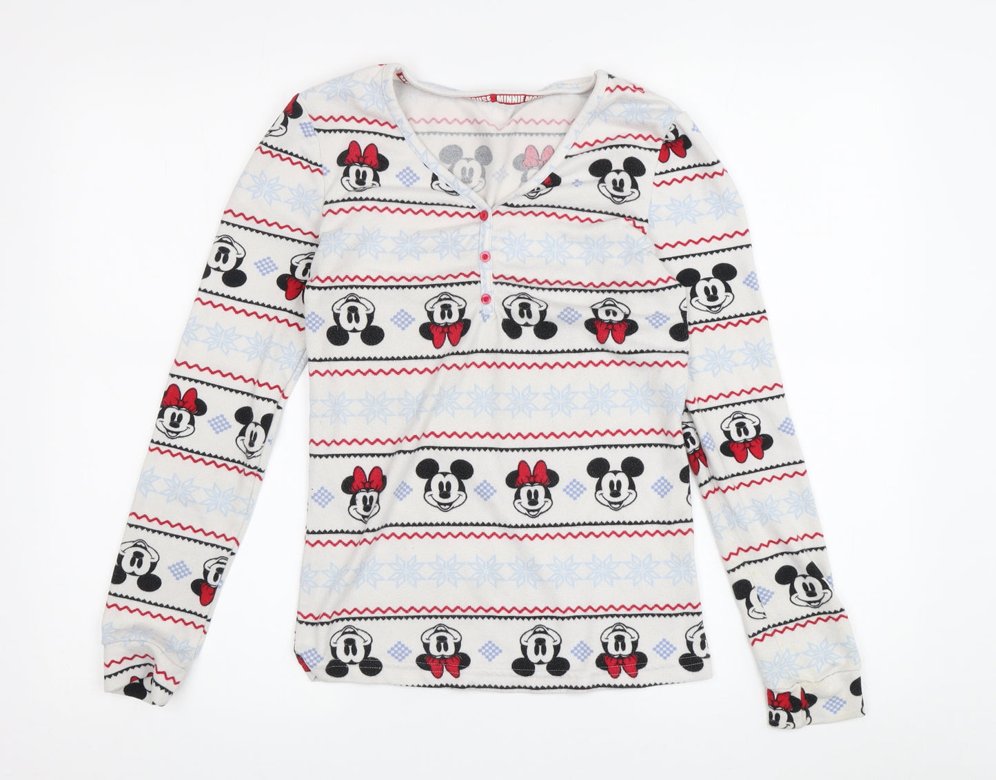 Disney Girls Pyjama Top, Multicoloured, Age 4-6, Long Sleeve