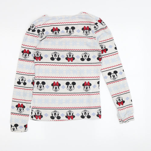 Disney Girls Pyjama Top, Multicoloured, Age 4-6, Long Sleeve