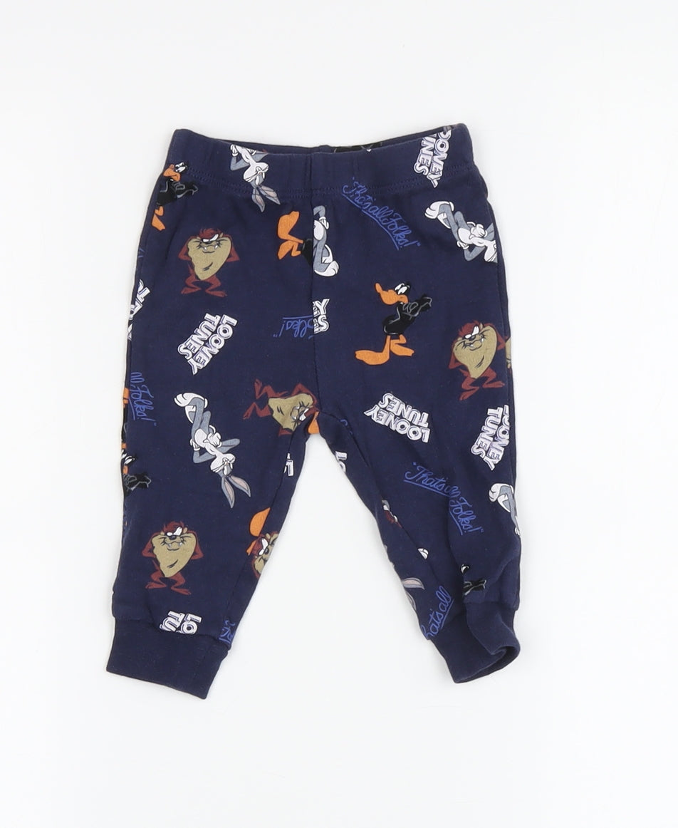 Pepco Unisex Baby Looney Tunes Jogger Trousers, Multicoloured, 3-6 Months