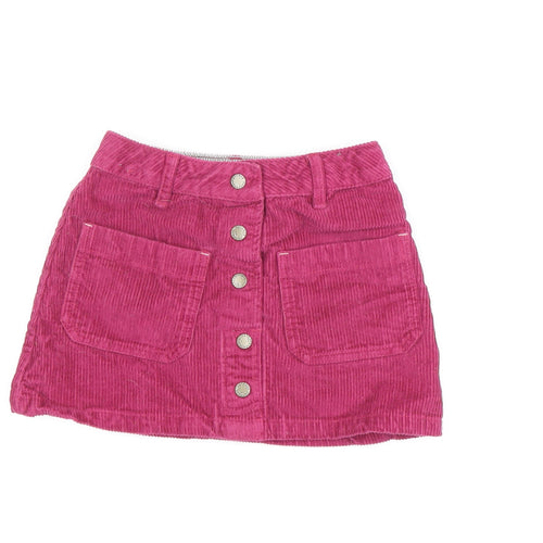 FatFace Girls Pink A-Line Corduroy Skirt 3-4 Years