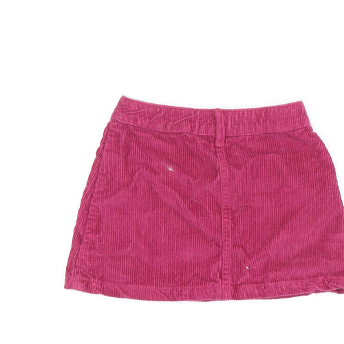 FatFace Girls Pink A-Line Corduroy Skirt 3-4 Years