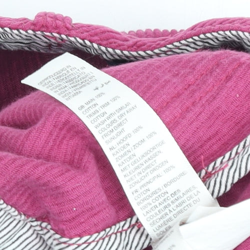 FatFace Girls Pink A-Line Corduroy Skirt 3-4 Years