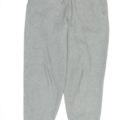 Oysho Women's Green Joggers - Medium, Elastic Waist