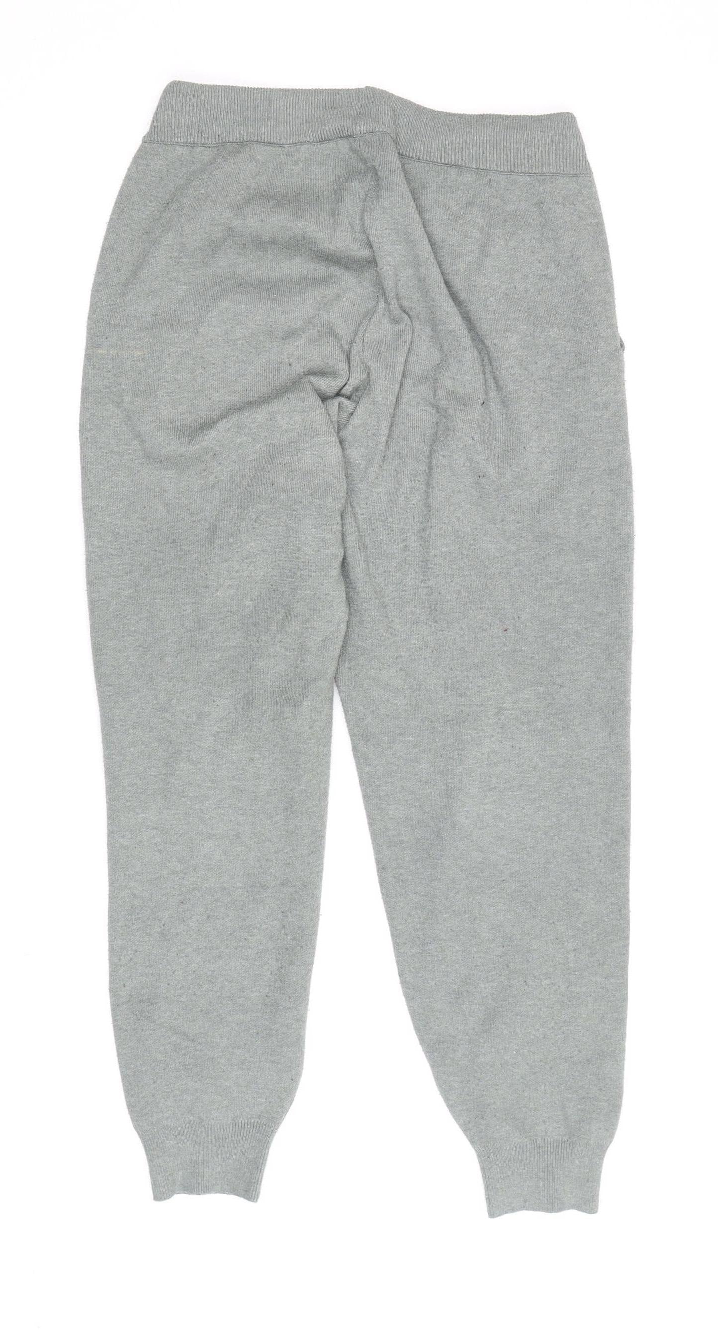 Oysho Women's Green Joggers - Medium, Elastic Waist