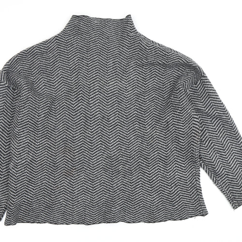 Kin by John Lewis Women's Grey High Neck Jumper, L
