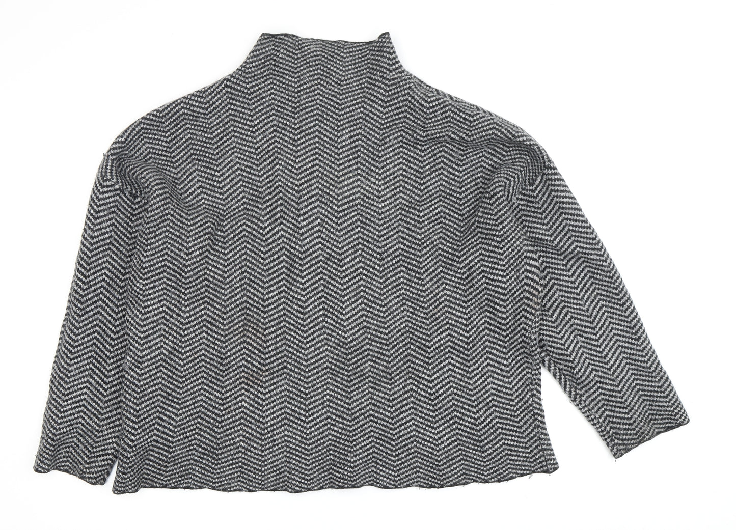 Kin by John Lewis Women's Grey High Neck Jumper, L