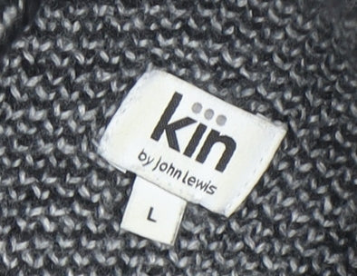 Kin by John Lewis Women's Grey High Neck Jumper, L