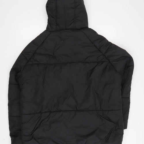 PrettyLittleThing Women's Black Puffer Jacket Size 6