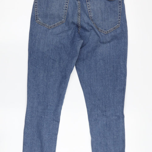 Topshop Women's Blue Ankle Slim Jeans