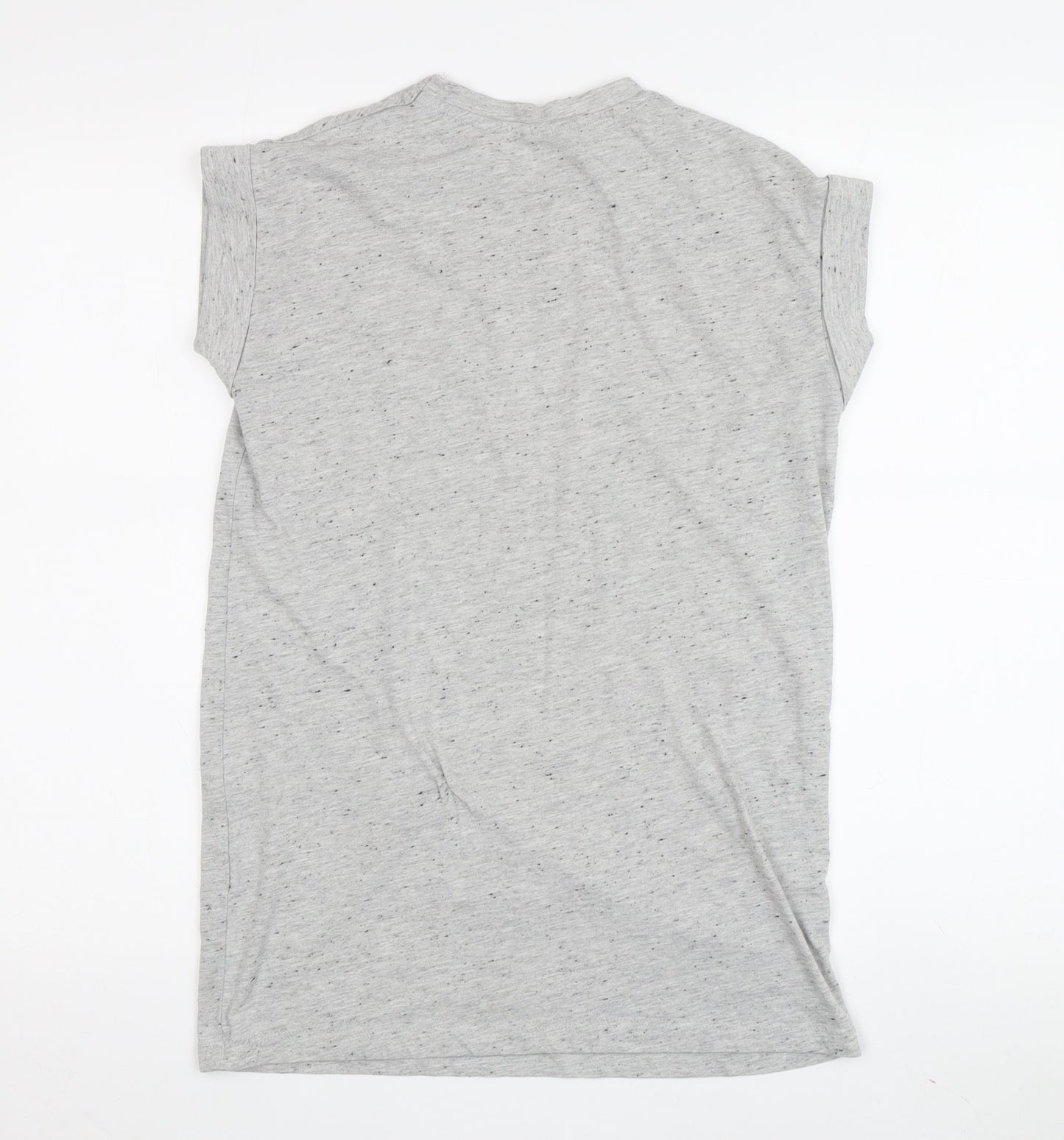 Marvel Grey Comic Theme Women's T-Shirt, Size 8