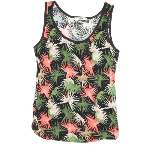 Oasis Women's Multicoloured Floral Tank Top M