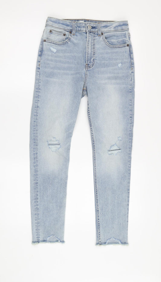 Gap Girls Blue Skinny Jeans Size 12, High-Rise
