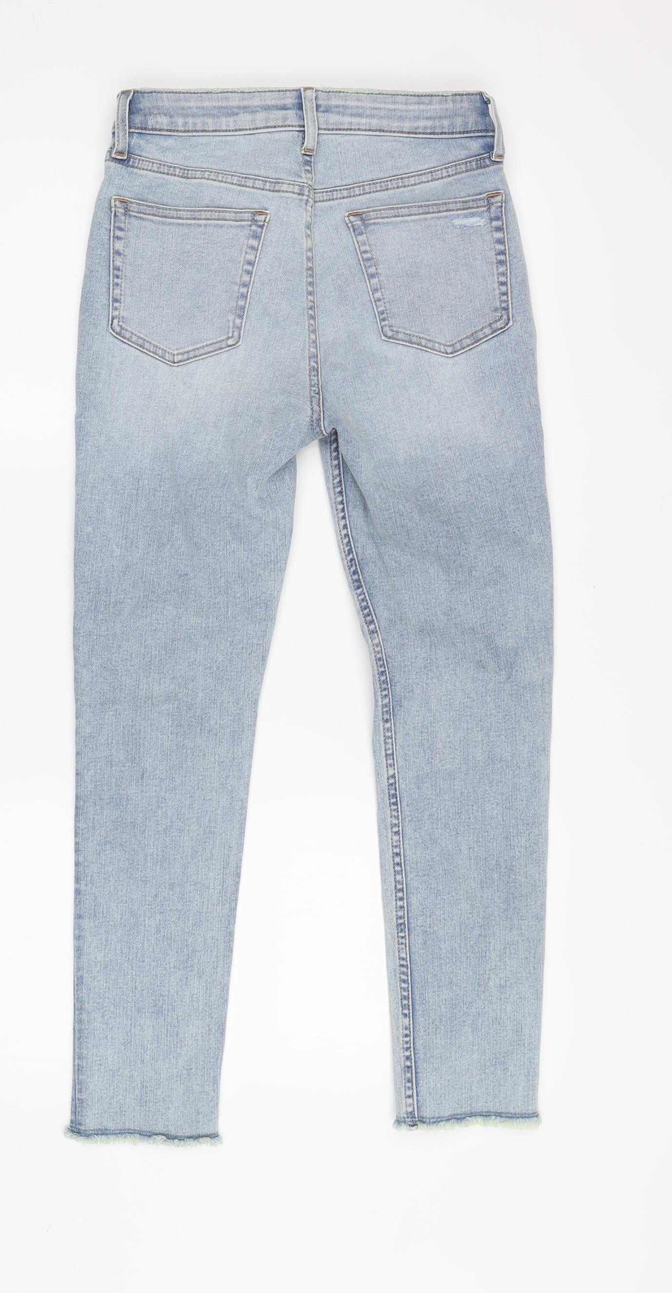 Gap Girls Blue Skinny Jeans Size 12, High-Rise