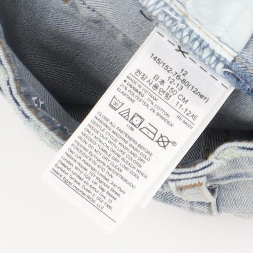 Gap Girls Blue Skinny Jeans Size 12, High-Rise
