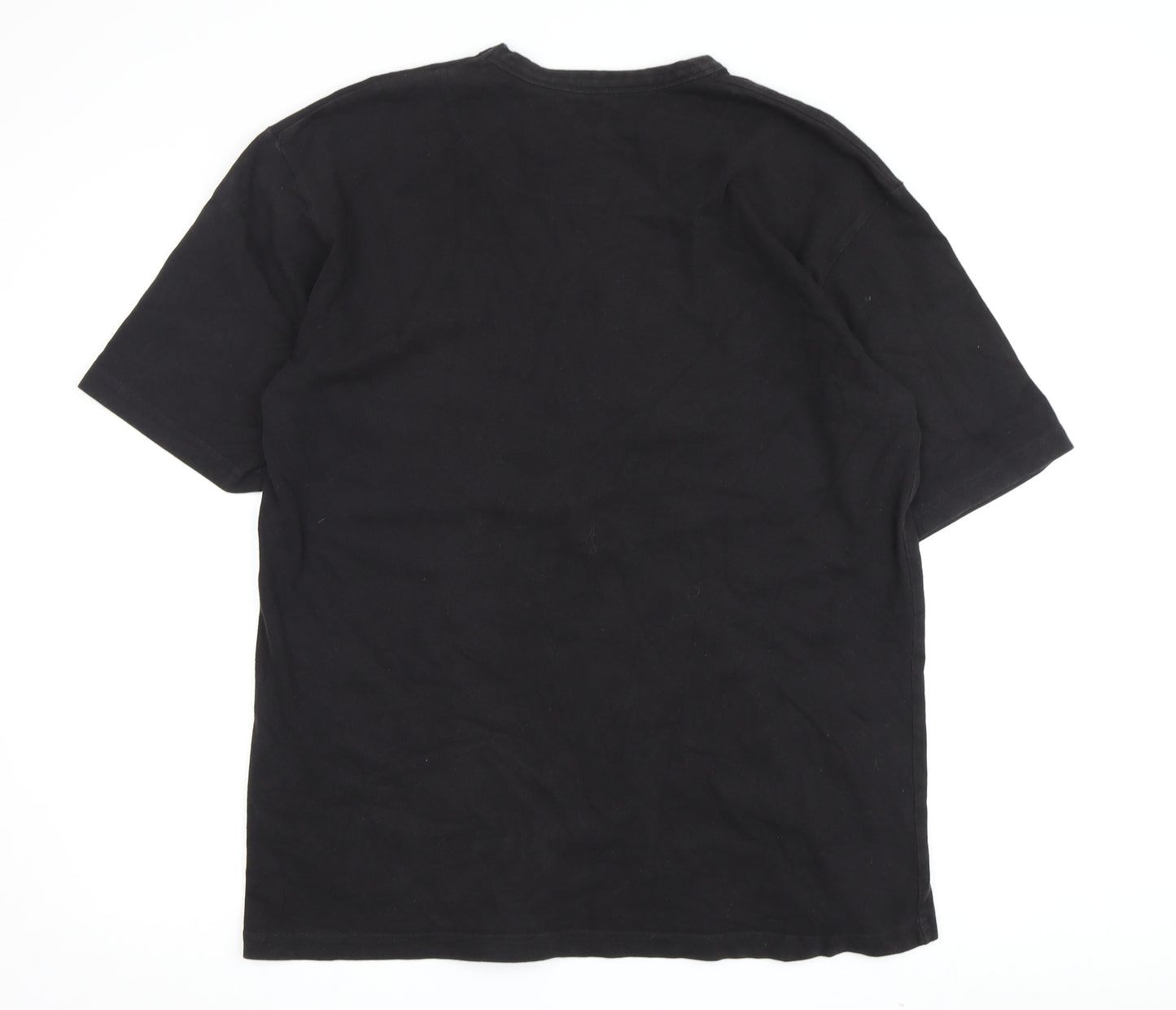 Newcastle United Black Men's M T-Shirt, Crew Neck Casual