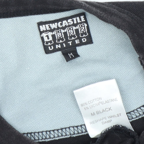 Newcastle United Black Men's M T-Shirt, Crew Neck Casual