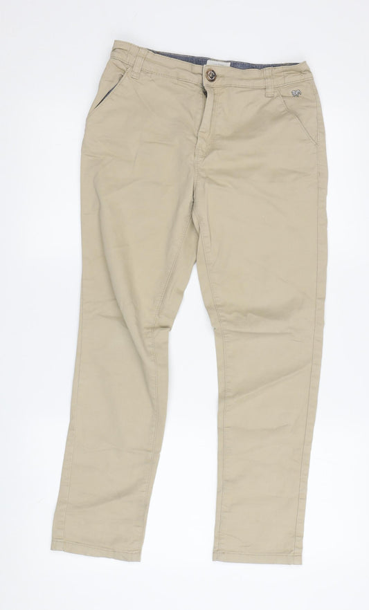 Jasper Conran Girls Beige Chino Trousers Size 10 Years