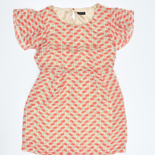 Vero Moda Women's Beige Short Shift Dress Size 12