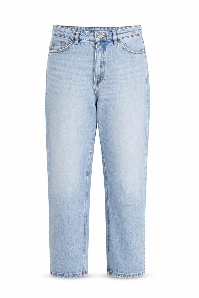 Front view of Vero Moda Women's Blue Mom Jeans, size 28