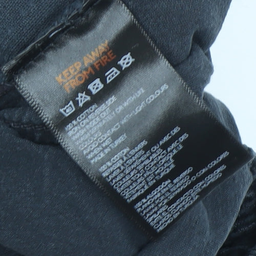 Urban Outfitters Men's Black Corduroy Trousers, Size 32