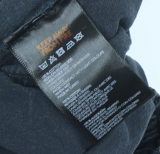 Urban Outfitters Men's Black Corduroy Trousers, Size 32