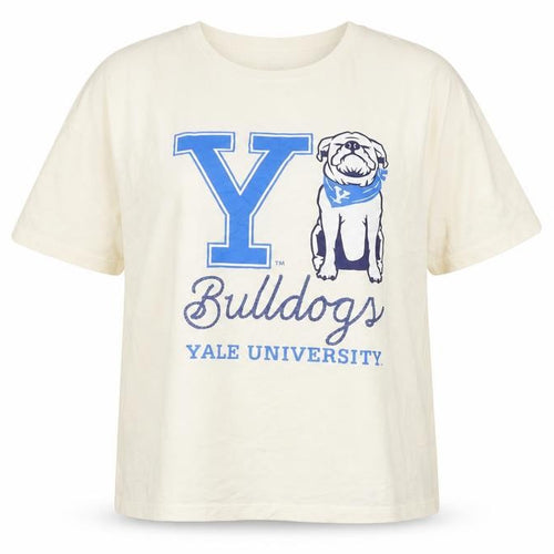 Yale University Ivory T-Shirt, Size 16, Unisex Adults