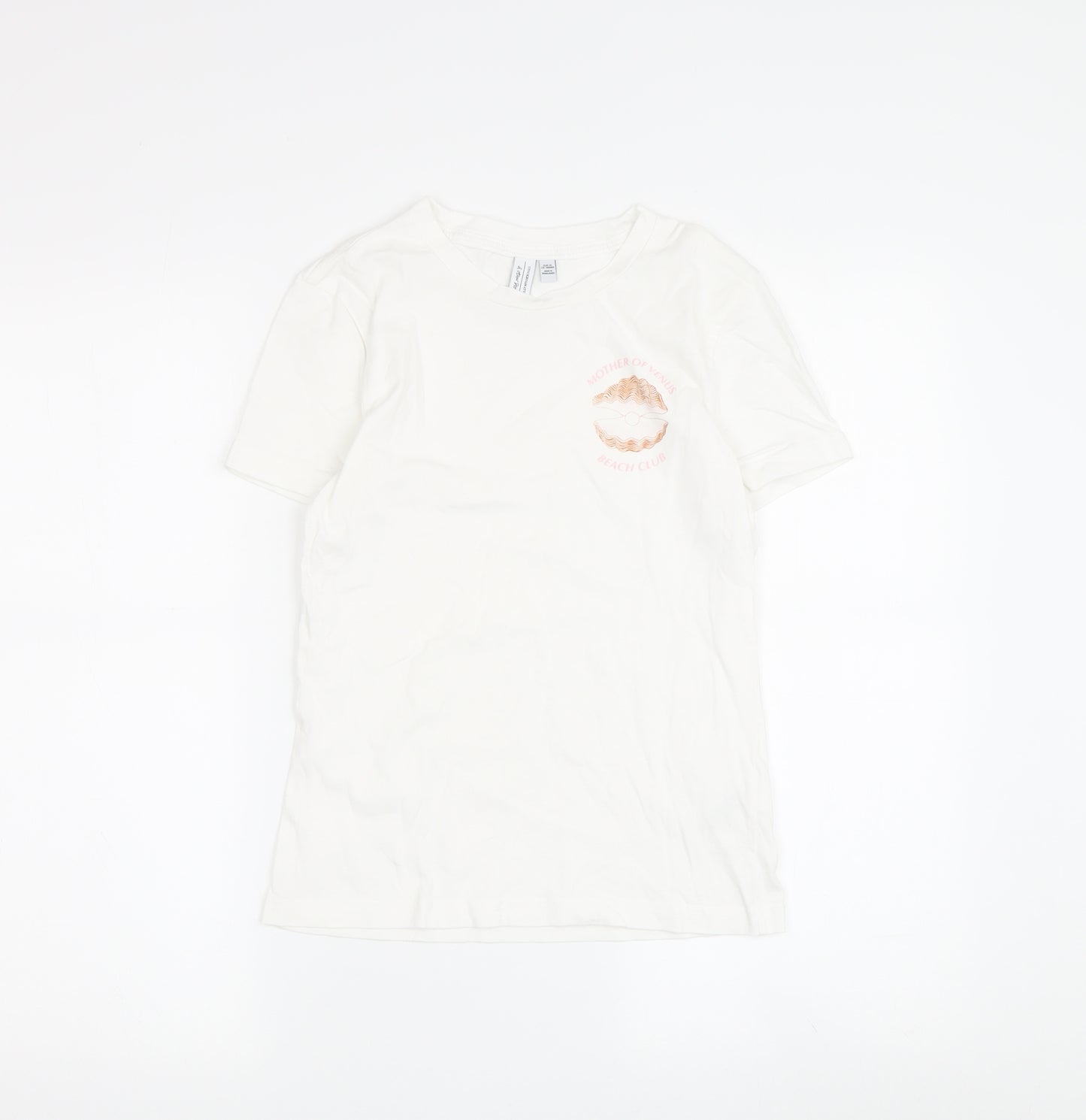 & Other Stories Girls White T-Shirt, Size 12, Classic Style