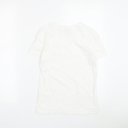 & Other Stories Girls White T-Shirt, Size 12, Classic Style